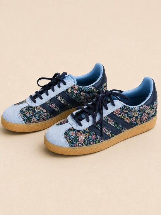 adidas Shoes - Adidas Gazelle J x Liberty London Floral Embroidery Sneakers JH5207 Women's 7